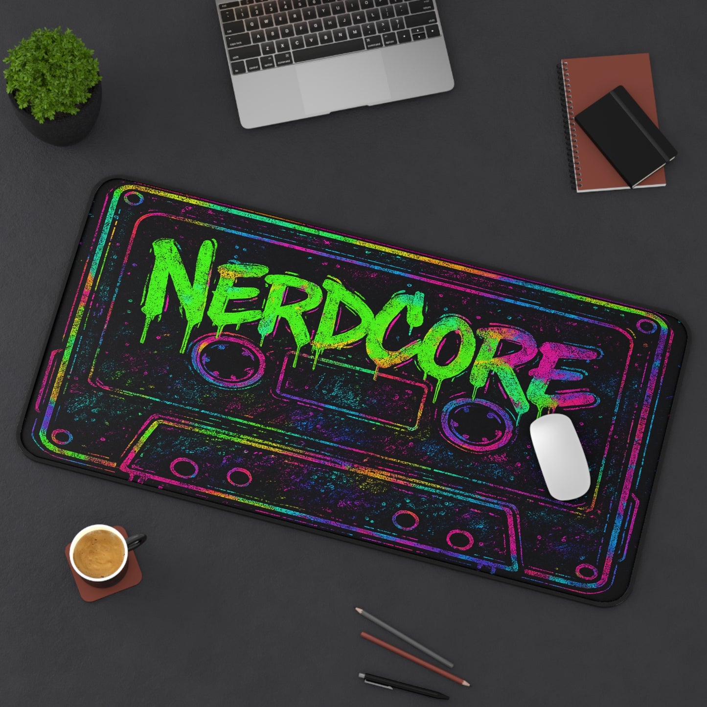 Nerdcore Cassette Desk Mat
